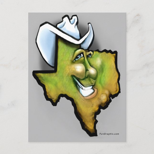 Cartão Postal Texas (Frente)