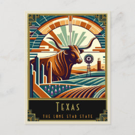 Cartão Postal Texas | Art Deco
