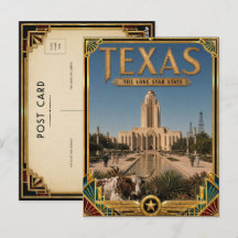 Texas Arte Deco Vintage Idade Dourada