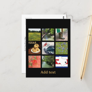 Cartão Postal Texas Cênico