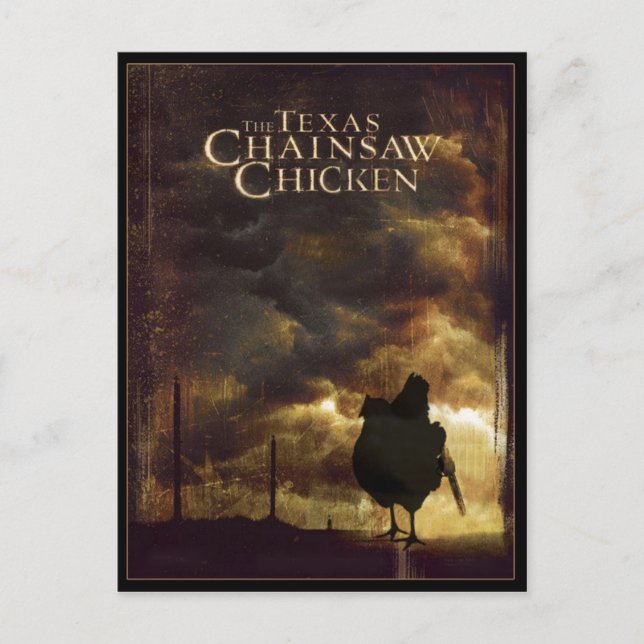 CARTÃO POSTAL TEXAS CHAINSAW CHICKEN (Frente)