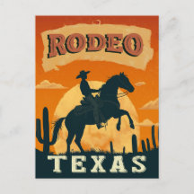 Texas Cowboy Rodeo Vintage 