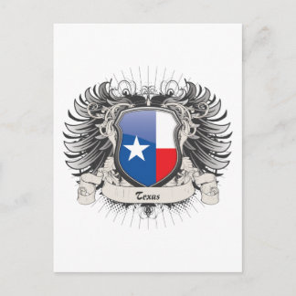 Cartão Postal Texas Crest