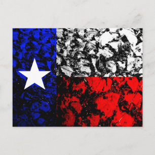 Cartão Postal Texas Flag