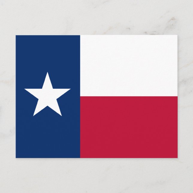 Cartão Postal Texas Flag (Frente)