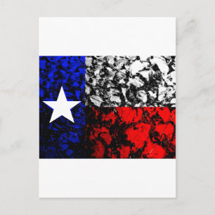 Cartão Postal Texas Flag