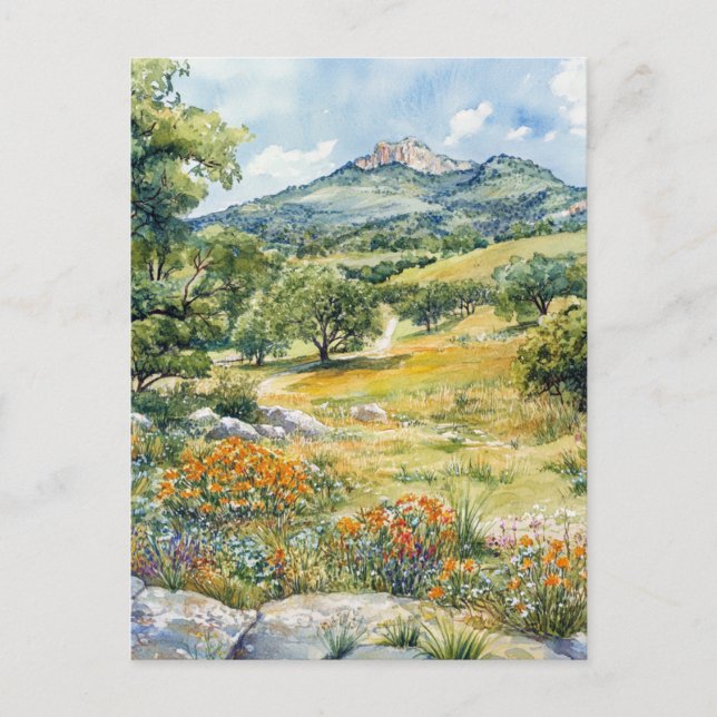 Cartão Postal Texas Hill Country (Frente)