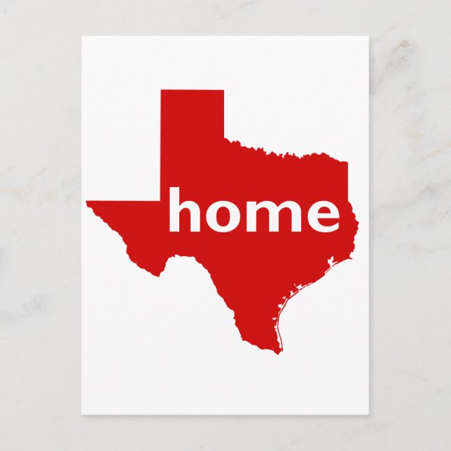 Cartão Postal Texas Home (Frente)