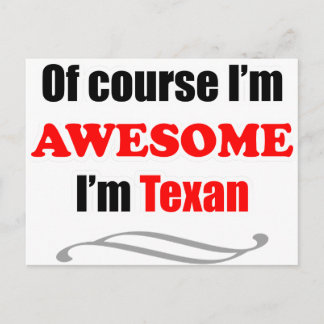 Cartão Postal Texas Is Awesome