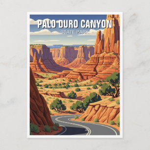 Cartão Postal Texas Palo Duro Canyon - Viagem