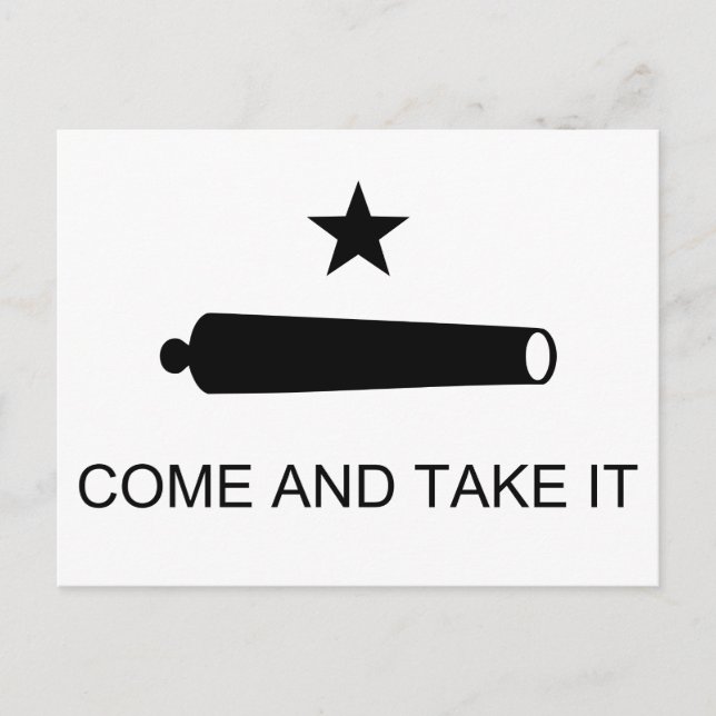 Cartão Postal Texas, Venha e Leve (Frente)