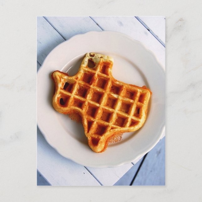 Cartão Postal Texas Waffle (Frente)