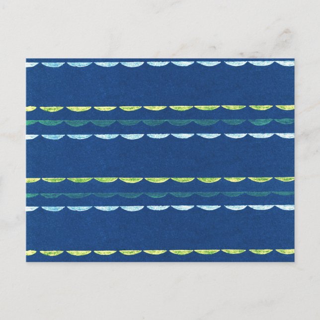 Cartão Postal Têxtil De Corte Japonês (Frente)