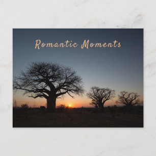 Cartão Postal Texto da foto de Momentos Românticos Sunset Sacred