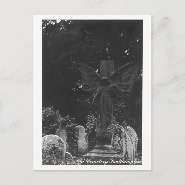 Cartão Postal Texto do Cartão-postal do antigo Cemitério Angel S (Frente)