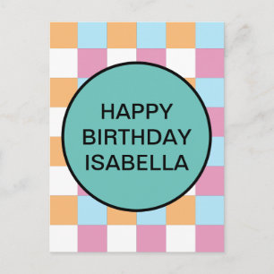 Cartão Postal Texto engraçado personalizado