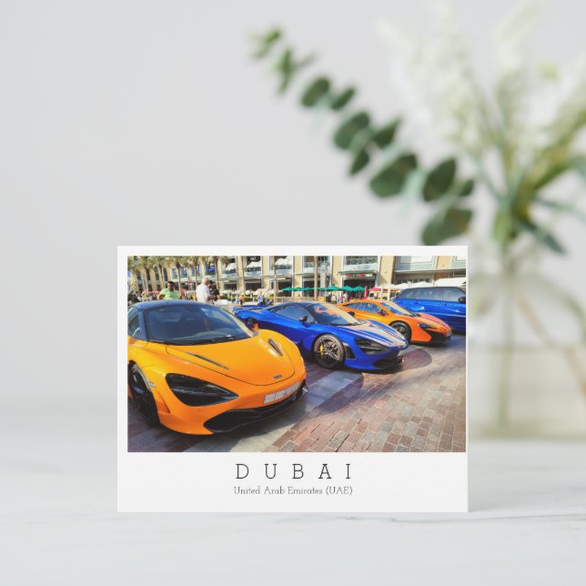 Cartão Postal Texto personalizado, Dubai, Emirados Árabes Unidos (Em pé/Frente)