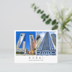 Cartão Postal Texto personalizado, Dubai, Emirados Árabes Unidos