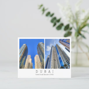 Cartão Postal Texto personalizado, Dubai, Emirados Árabes Unidos