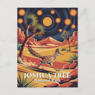Cartão Postal Texto Personalizado Joshua Tree Vida Selvagem Road