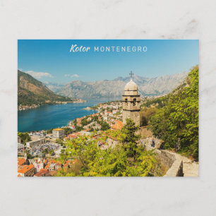 Cartão Postal Texto Personalizado Montenegro