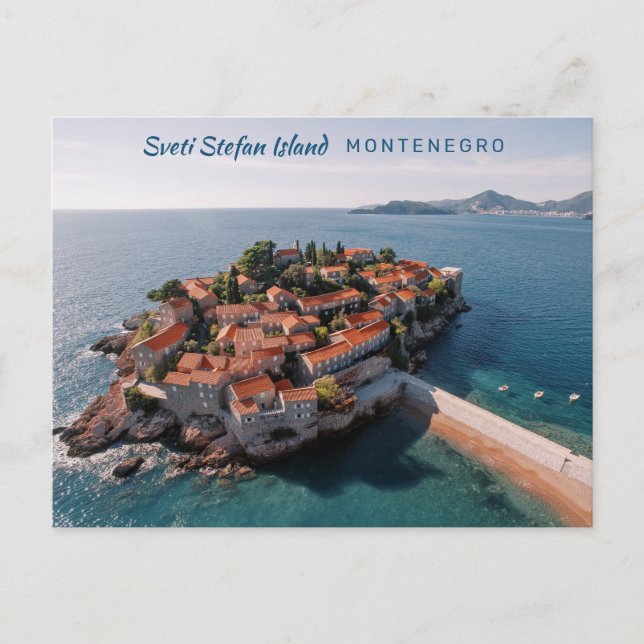 Cartão Postal Texto Personalizado Montenegro (Frente)