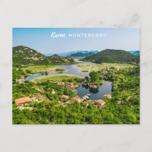 Cartão Postal Texto Personalizado Montenegro