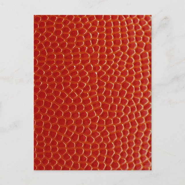 Cartão Postal Textura de fechamento de basquete (Frente)