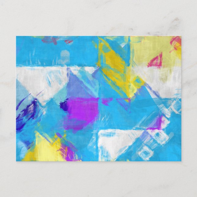 Cartão Postal Textura pintada (Frente)