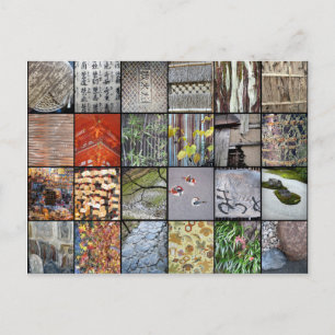 Cartão Postal Textures of Japan