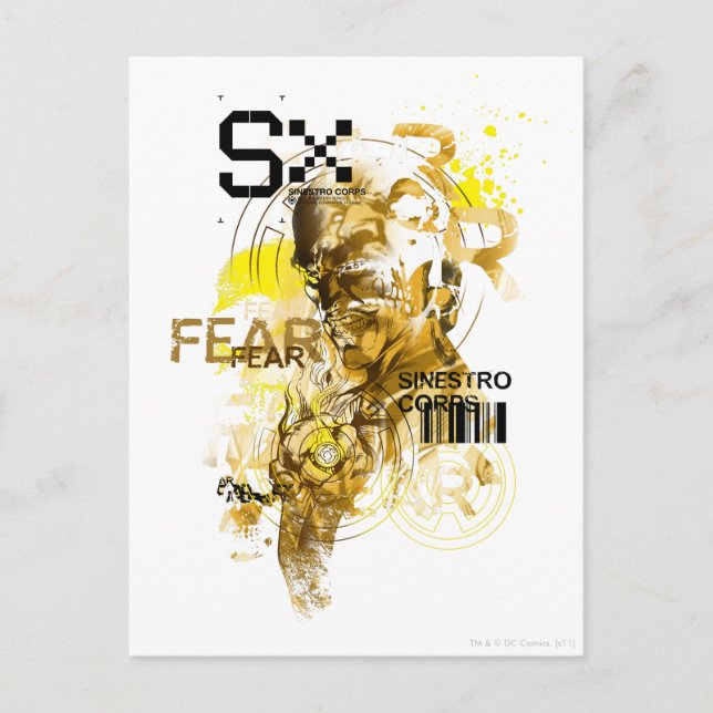 Cartão Postal Thaal Sinestro 11 (Frente)