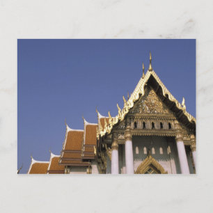 Cartão Postal Thailand, Bangkok. Morning sun reflects off the