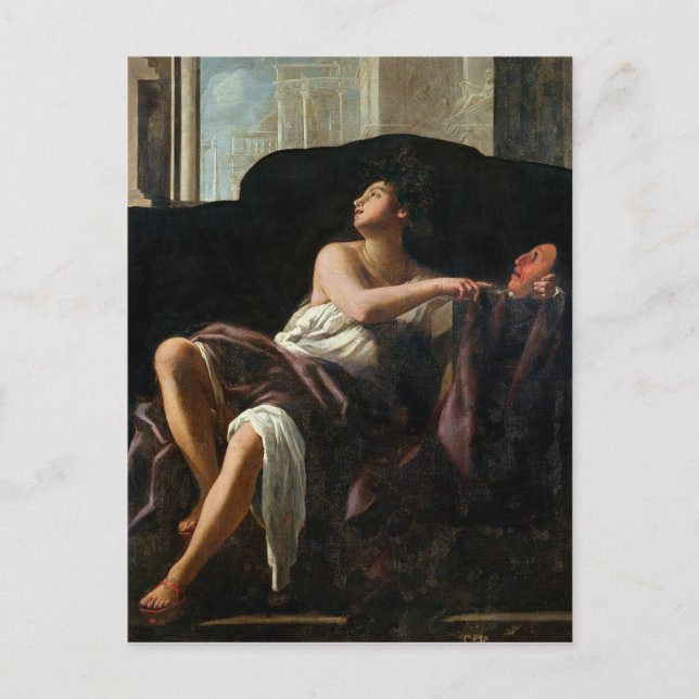 Cartão Postal Thalia, Muse of Comedy (Frente)