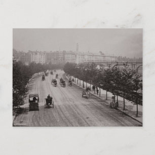 Cartão Postal Thames Embankment (foto de sepia)