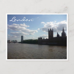 Cartão Postal thames parlamento london