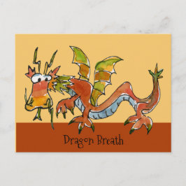 Cartão Postal Thar Be Dragon
