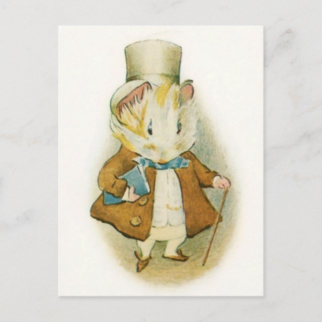 Cartão Postal “The Amiable Guinea Pig” by Beatrix Potter (Frente)