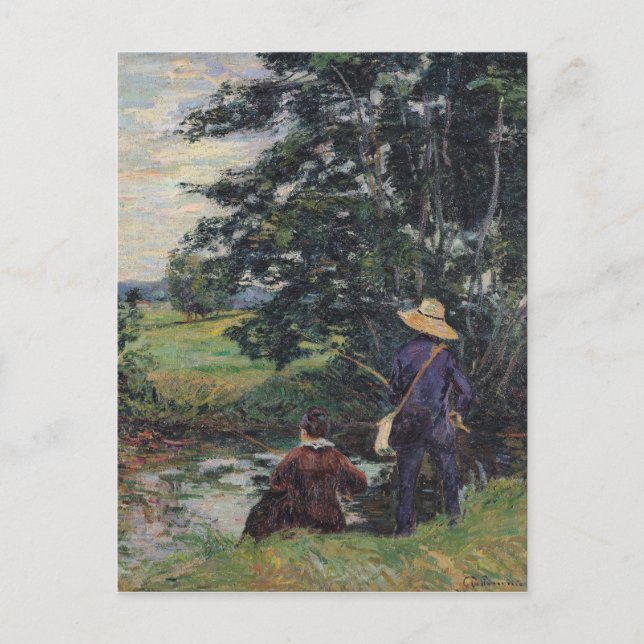 Cartão Postal The Anglers, c.1885 (Frente)