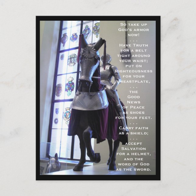 Cartão Postal The Armor Of God (horse) (Frente)
