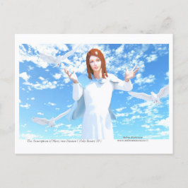 Cartão Postal The Assumption of Mary into Heaven