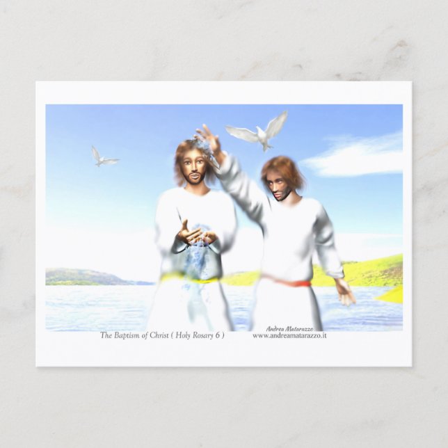 Cartão Postal The Baptism of Christ (Frente)