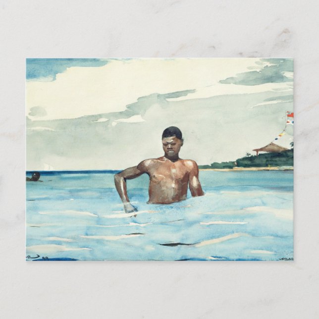 Cartão Postal The Bather, 1899 (Frente)