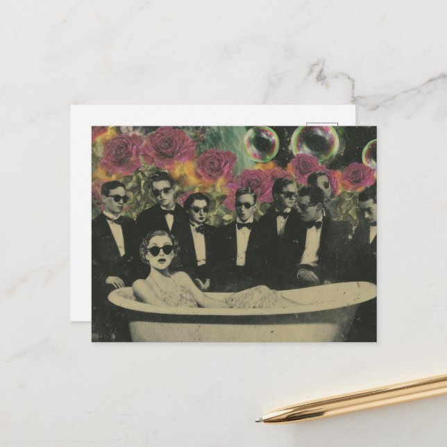 Cartão Postal The Bathtub Viewers (Frente/Verso In Situ)