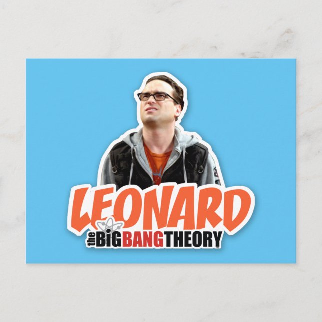 Cartão Postal The Big Bang Theory | Leonard (Frente)