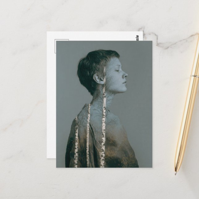 Cartão Postal The Birch Tree Woman (Frente/Verso In Situ)