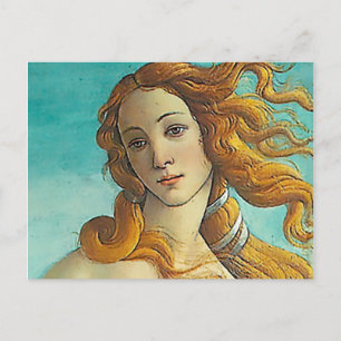 Cartão Postal The Birth of Venus - Close up