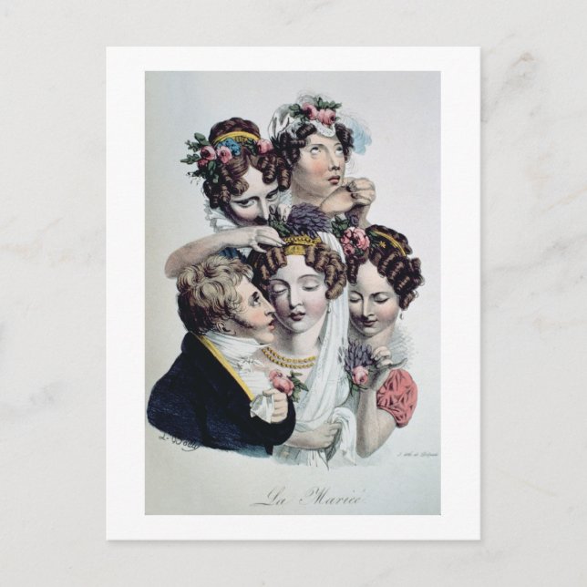 Cartão Postal The Bride, c.1820 (lito) (Frente)