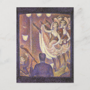 Cartão Postal The Can Dance, Le Chahut, por Georges Seurat