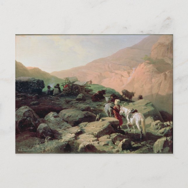 Cartão Postal The Caucasus, 1872 (Frente)