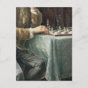 Cartão Postal The Chess Players, 1887